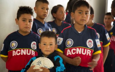 Jogando por um futuro na fronteira da Colômbia
