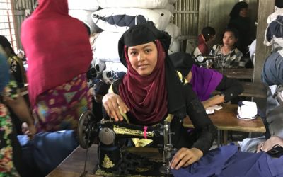 Mulheres refugiadas Rohingya tecem novas vidas em Bangladesh