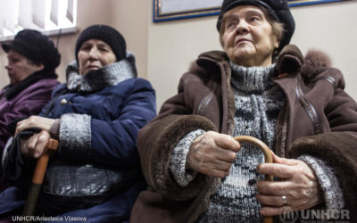 Aposentados afetados pelo conflito na Ucrânia lutam para sobreviver