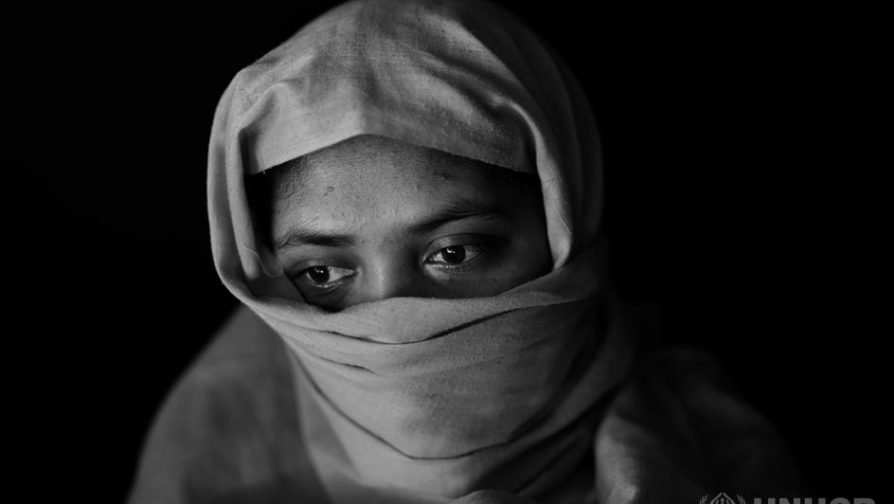 Refugiada rohingya Kalima ainda luta com as memórias do passado. © ACNUR / Brian Sokol