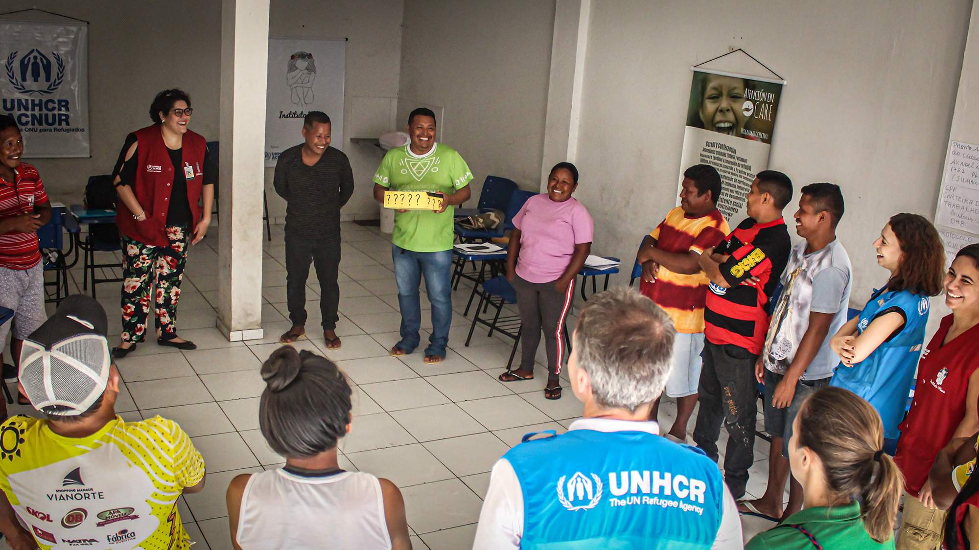 Grupo participa de mobilizações que envolvem roda de conversa, dinâmicas e treinamentos específicos sobre saúde no Brasil