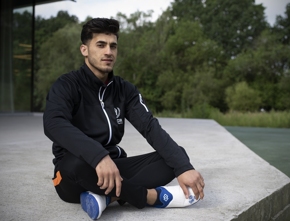 Belgium. Abdullah Sediqi, Refugee Athlete Scholarship Holder and Olympic Hopeful