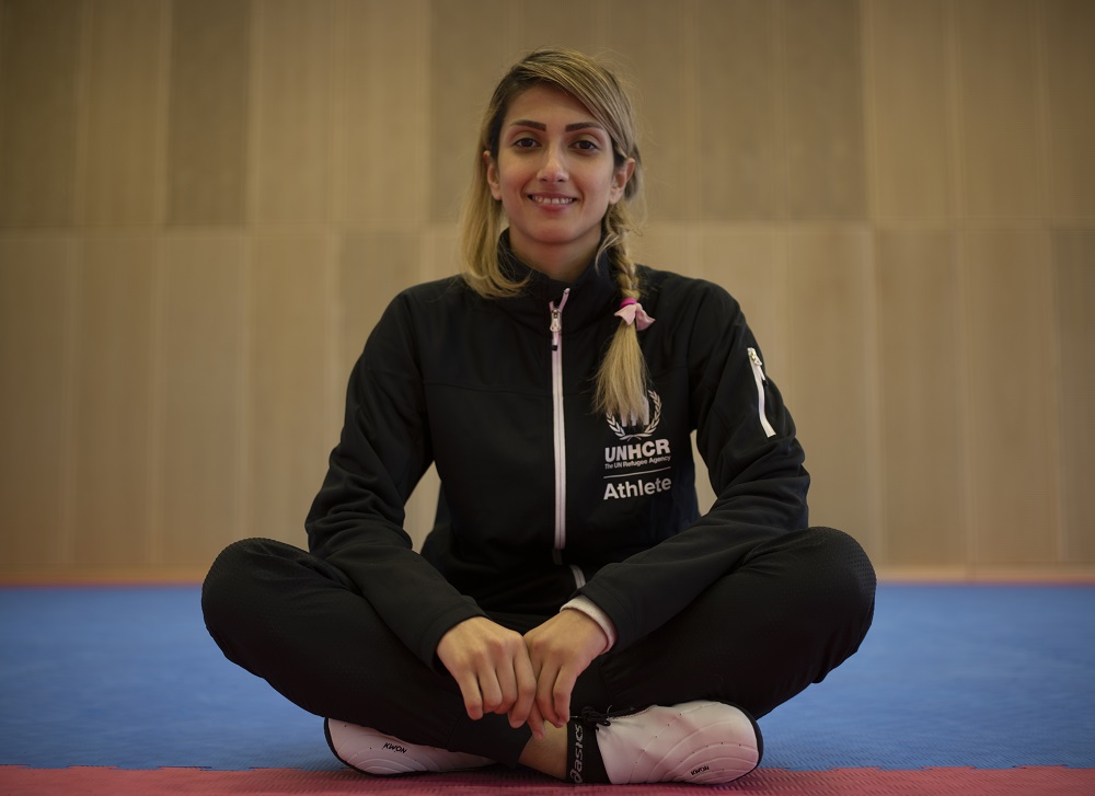 Netherlands. Dina Pouryounes Langeroudi, Refugee Olympic Team hopeful
