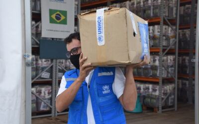 ACNUR realiza a doação de mais de 16 mil itens emergenciais para a Bahia