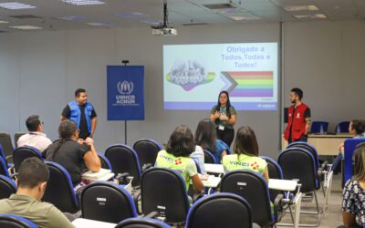 Aeroportuários da Amazônia participam de formação sobre proteção de pessoas refugiadas e migrantes