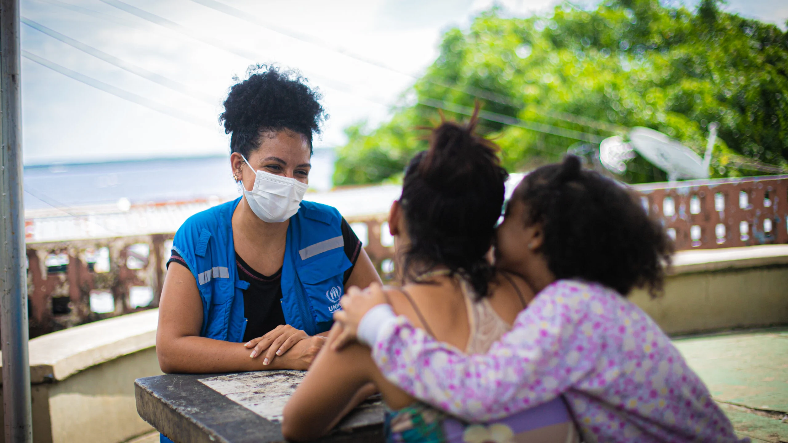 O ACNUR oferece proteção às mulheres e meninas em todas as etapas do deslocamento forçado ©ACNUR/Felipe Irnaldo