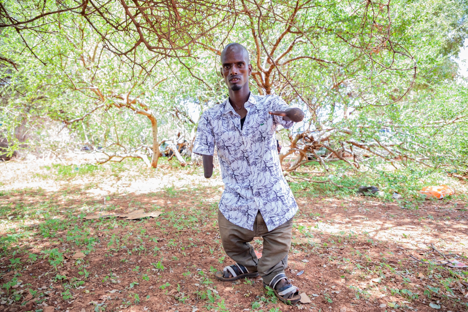 Antes de huir a Etiopía para escapar de los enfrentamientos en Somalia, Barbaqad Abdi Aden estudiaba ciencias computacionales en la ciudad de Laascaanood.