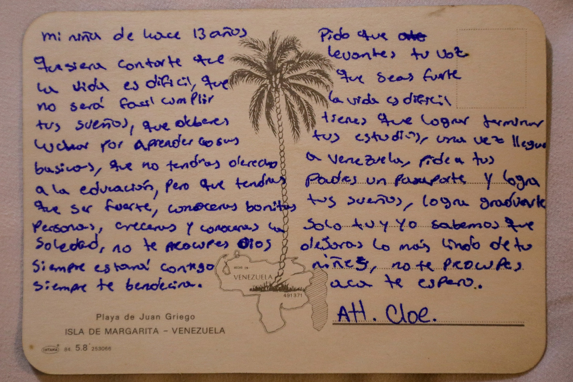 Postal de Cloe*.