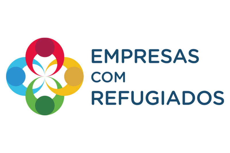 Logotipo de Empresas com Refugiados