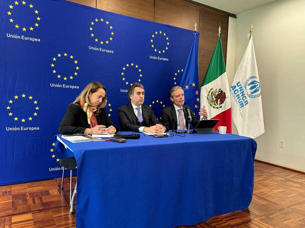 Más apoyo para las personas refugiadas: Reforzando la alianza Unión Europea–ACNUR en México