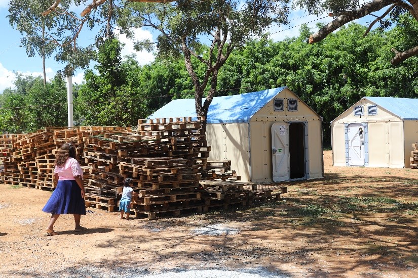 Las casas apoyarán a 31 familias que viven en la comunidad de Coromoto.