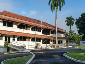Vista de un edificio.