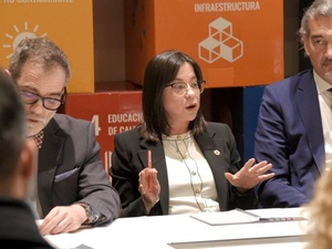 Myriam Coitinho, Directora Nacional de Migración de Uruguay, reafirmó el compromiso de su país con una política de movilidad basada en los derechos humanos.