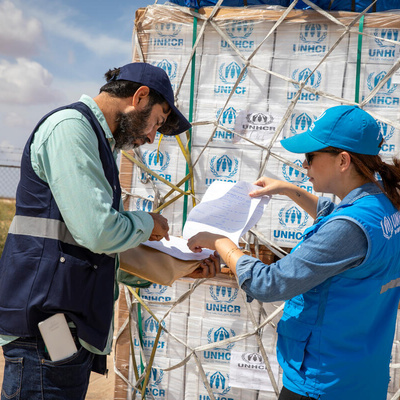 Libya. UNHCR airlift brings emergency relief aid to flood-affected