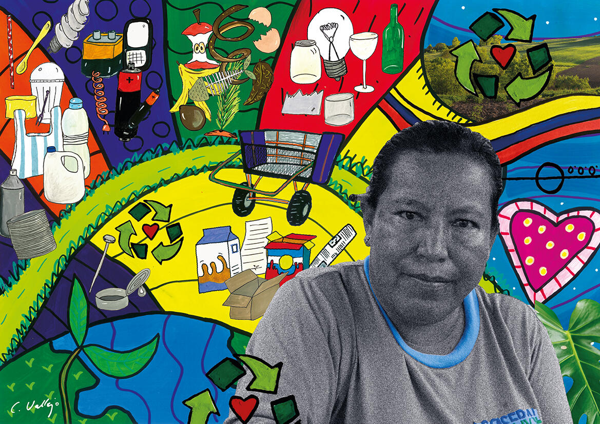 Maura huyó de Colombia a Ecuador para salvar su vida. Allí, ella trabaja día a día para proteger el medio ambiente que permita tener un aire limpio para todos y todas.
