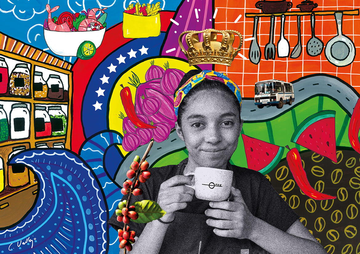 Scarly es una joven venezolana que en Ecuador encontró en la gastronomía, su pasión. Ella sueña con un futuro lleno de felicidad viajando por el mundo mostrando sus creaciones culinarias.
