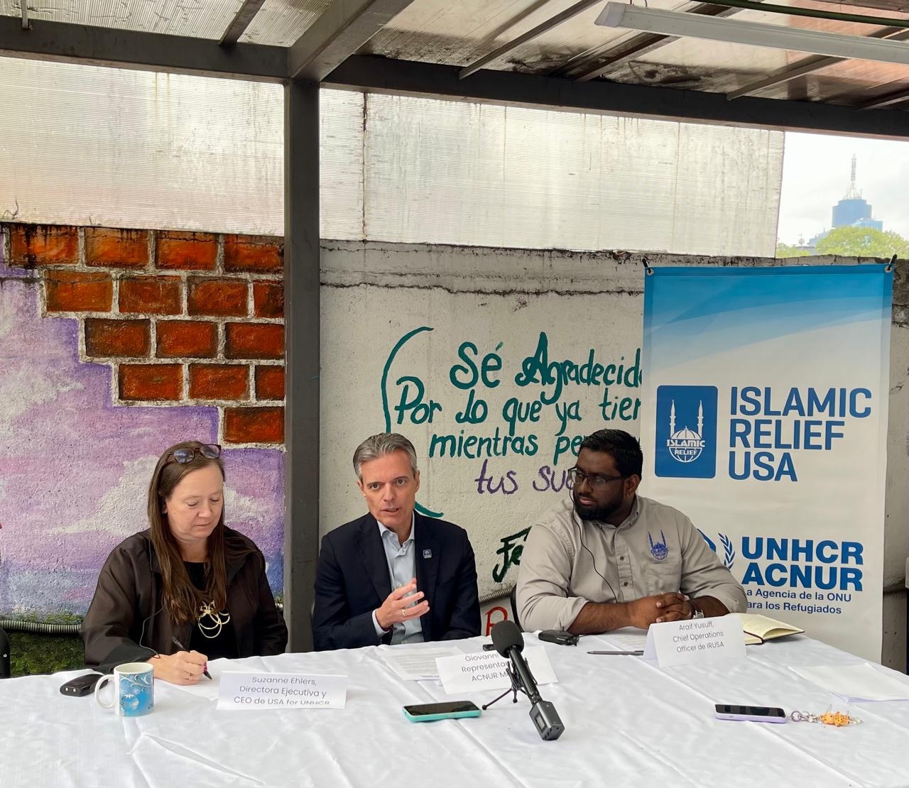 Islamic Relief USA dona a ACNUR M&eacute;xico para apoyar a las personas refugiadas