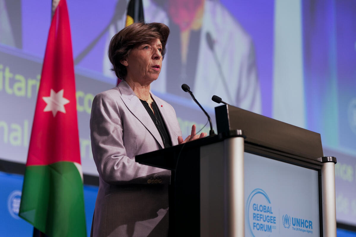 Catherine Colonna, Ministra para Europa y de Relaciones Exteriores de Francia, intervino en la sesi&oacute;n plenaria de apertura. 