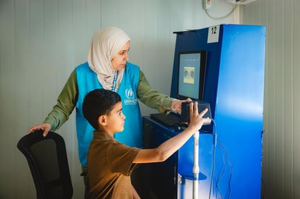 Jordan. UNHCR Launches the Self-Renewal of UNHCR Documents Process Through Kiosks