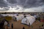 Campamentos improvisados y tiendas nuevas en una sección para recién llegados a Ifo, uno de los tres campamentos de refugiados en Dadaab, en el noreste de Kenia.