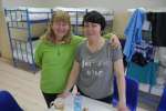 Antonina Kunchenko (a la izquierda), de 62 años, y Natasha Titova, de ...