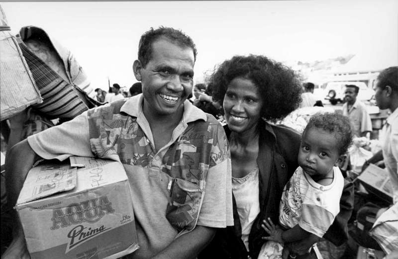 El éxodo de personas refugiadas de Timor Oriental marcó el cierre del siglo XX. Después de que fuerzas internacionales restauraran el orden, muchas de las personas desplazadas pudieron volver a casa con ayuda de ACNUR.