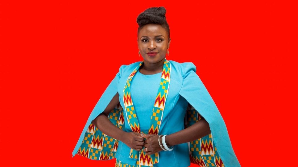 Mercy Masika is a musical artist known for her gospel and faith-based music.  In 2017, Mercy was made a UNHCR LuQuLuqu High Profile Supporter and visited Kakuma refugee camp in Kenya.  She spoke to women who had overcome great trauma and visited children in a local school.  