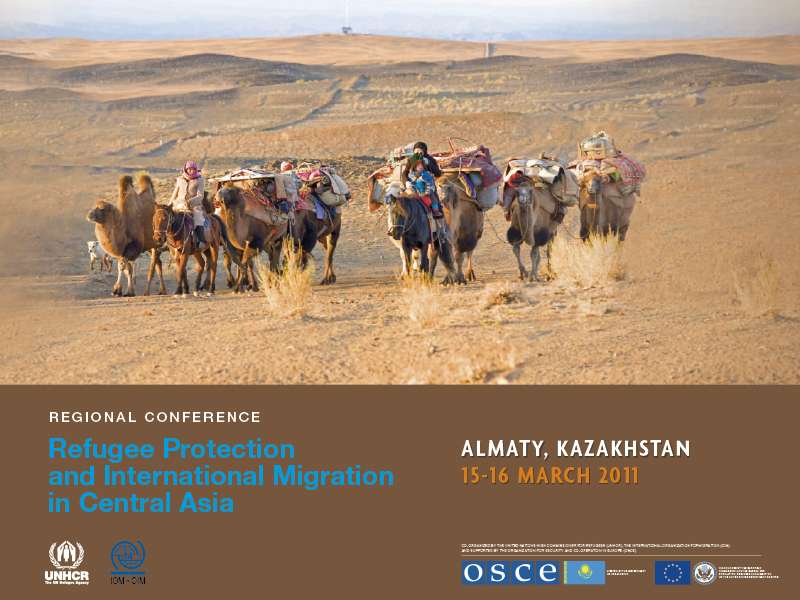 Conferencia Regional sobre la Protección de Refugiados y la Migración Internacional en Asia Central, Amalty, Kazajstán, 15 y 16 de marzo de 2011