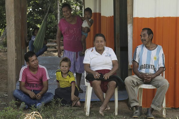 En el asentamiento Chaparral, municipio de Mapiripán, Meta, habita una pequeña comunidad Sikuani conformada por 104 indígenas.