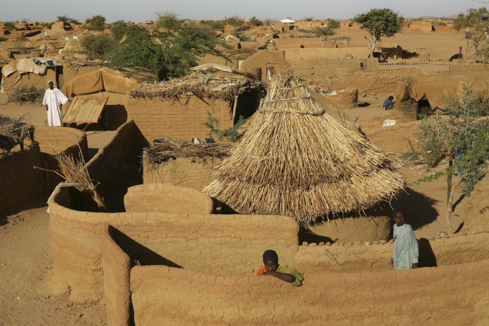Refugiados de Darfur, Sudán, en el campamento de Kounougou, este de Chad, en 2008.