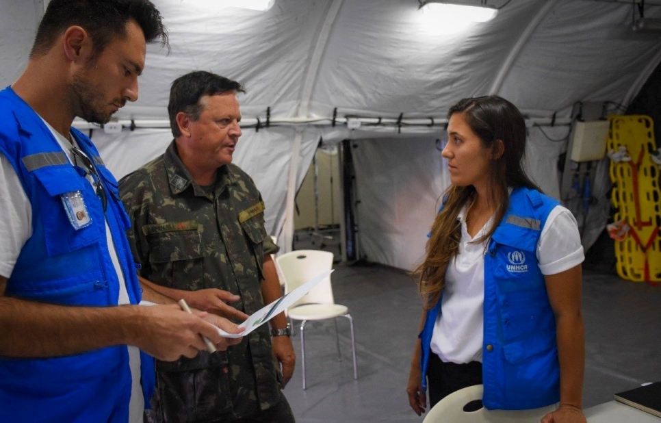 ACNUR ofrece asistencia técnica para la construcción del APC, un centro de atención médica que atenderá a refugiados, migrantes y brasileños. 