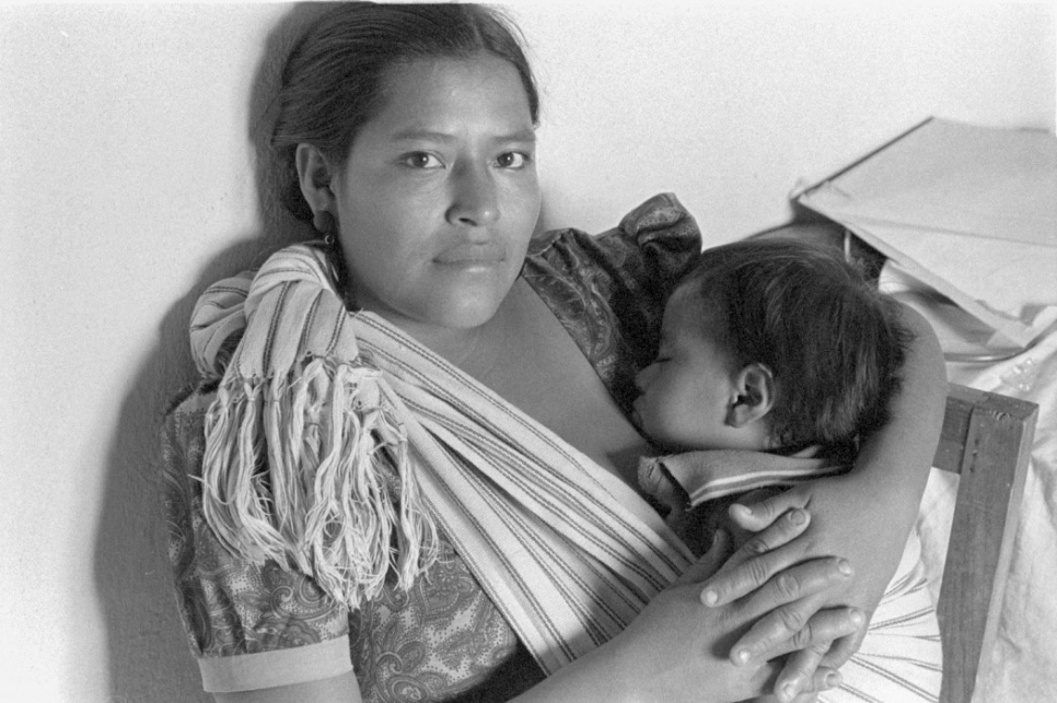 Refugiados guatemaltecos en Chiapas, Mexico 1991-1993, Campamento Cienegüitas.