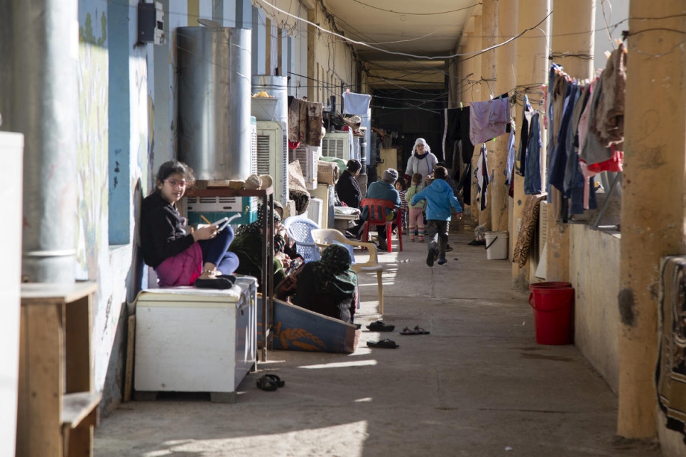 Los refugiados sirios han estado viviendo en una prisión convertida conocida como "la Ciudadela" en Akre, en la región del Kurdistán de Irak, desde 2013. 