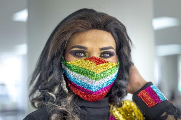 Isisi Ferrer, activista ecuatoriana LGBTQ+ en Ibarra, Ecuador.