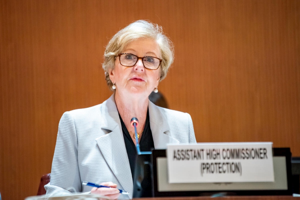 Suiza. La Alta Comisionada Auxiliar para la Protección de ACNUR se dirige al Comité Ejecutivo 2022