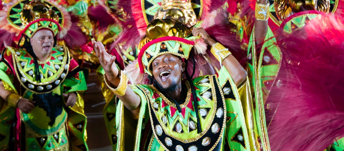 Para Yves Abdalá, participar en el desfile del carnaval de Rio fue 'alegría pura'.