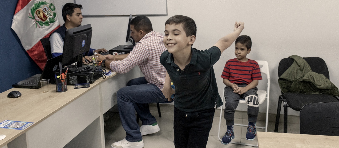 Sebastián, de 9 años, es uno de los pequeños beneficiarios de los programas de la ONG Mag-TheBay.