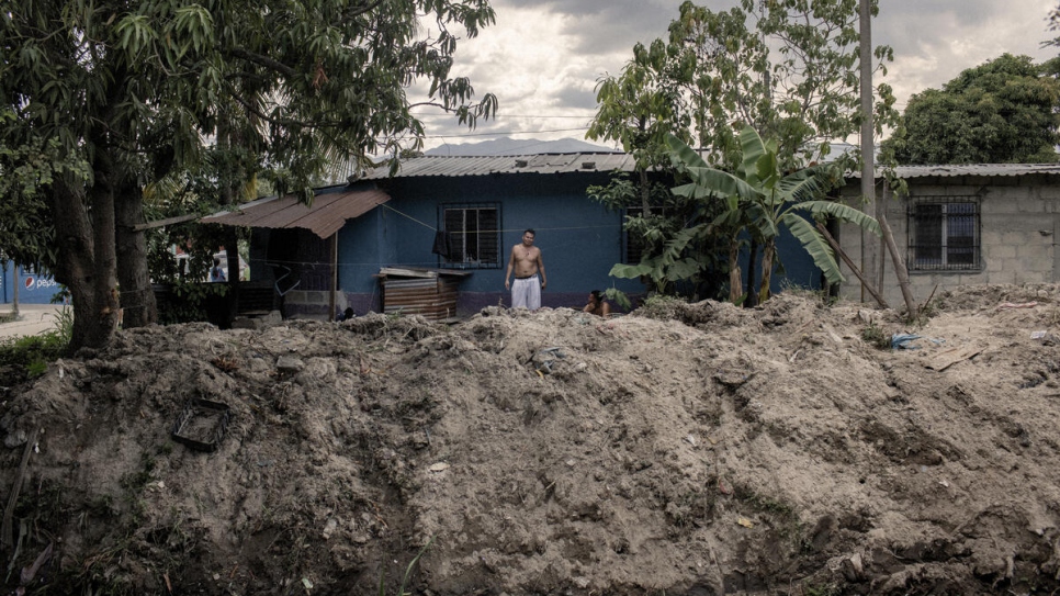 El vecindario de Choloma, en San Pedro Sula, fue uno de los más dañados por los huracanes Iota y Eta en noviembre de 2020.