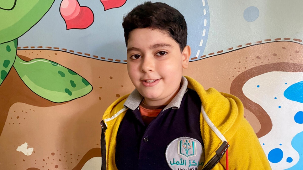 Issam, de 11 años, huyó a Egipto con su familia cuando era pequeño desde Damasco, la capital siria.