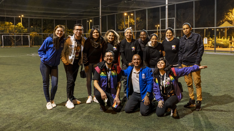 El club Las Mismas, que recibe apoyo de ACNUR y su socio Diálogo Diverso, se formó a principios de 2022 con el objetivo de brindar un espacio seguro a mujeres de diferentes nacionalidades e identidades de género diversas.
